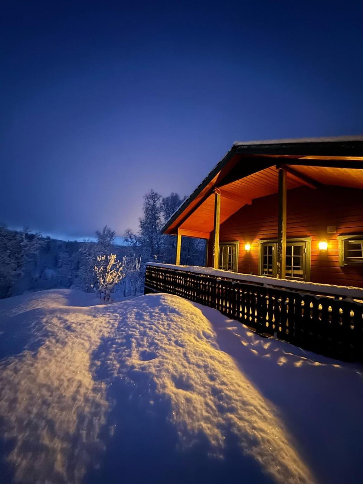 Trivelig Hytte I Senja. Buitenkant foto